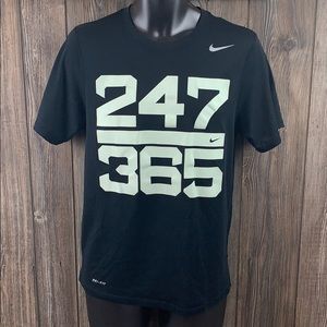 Nike Dri-Fit Graphics Tee “247–365” Workout Sz. S